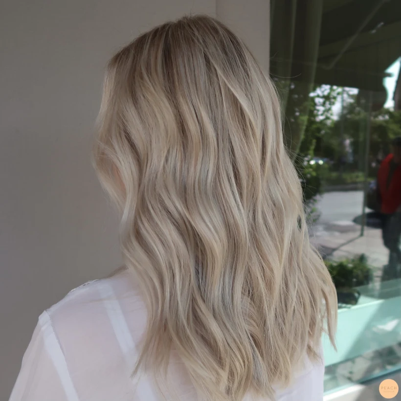 Kall Beige blond hårfärg