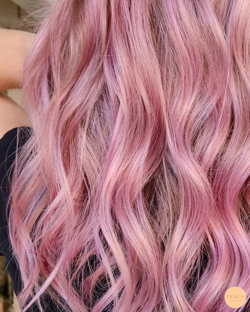 Sorbet pink hair colour 🩷