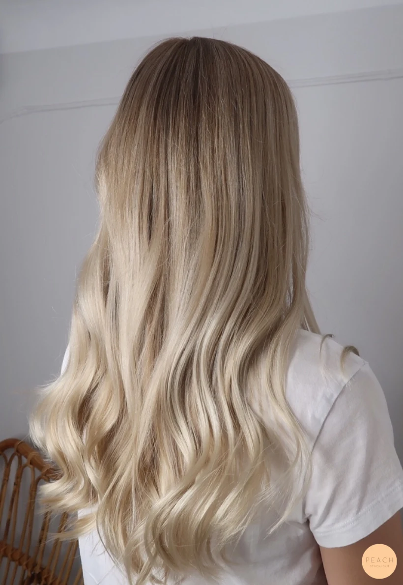 Babylights hair med sval nyansering