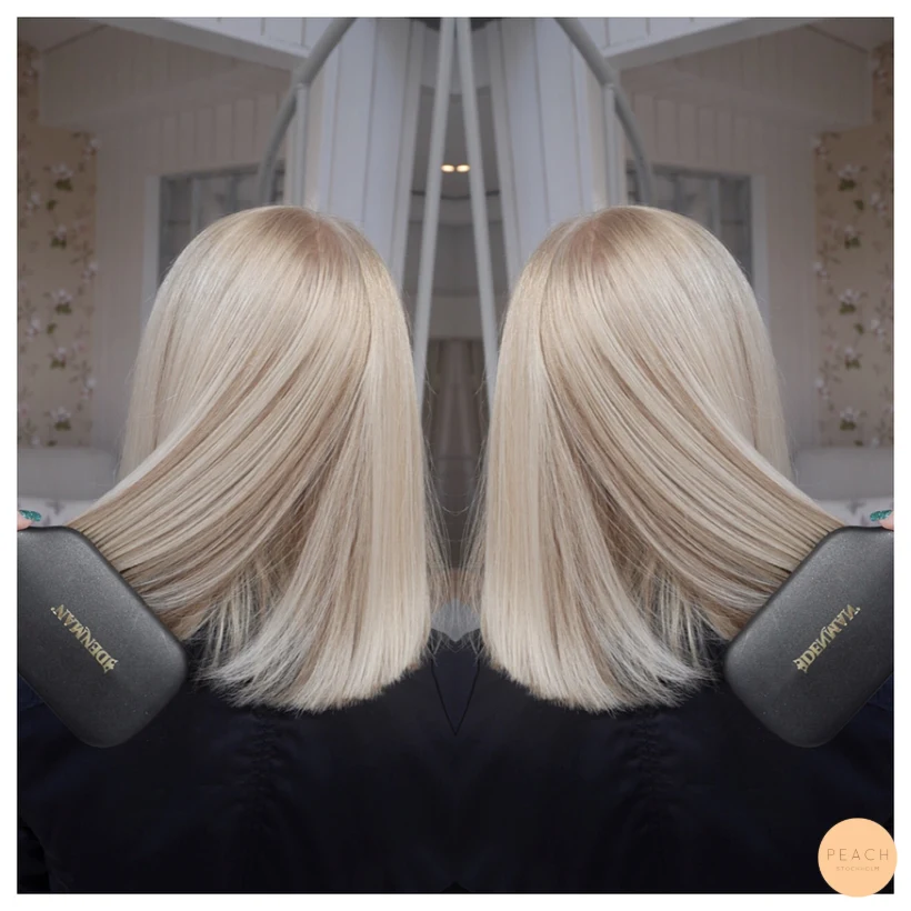 Is blond hårfärg med ljusa slingor