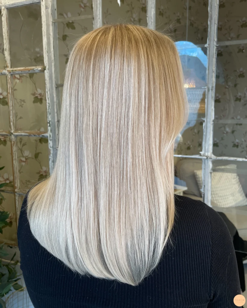 Vaniljblond hårfärg
