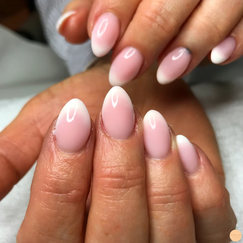 Faded french naglar