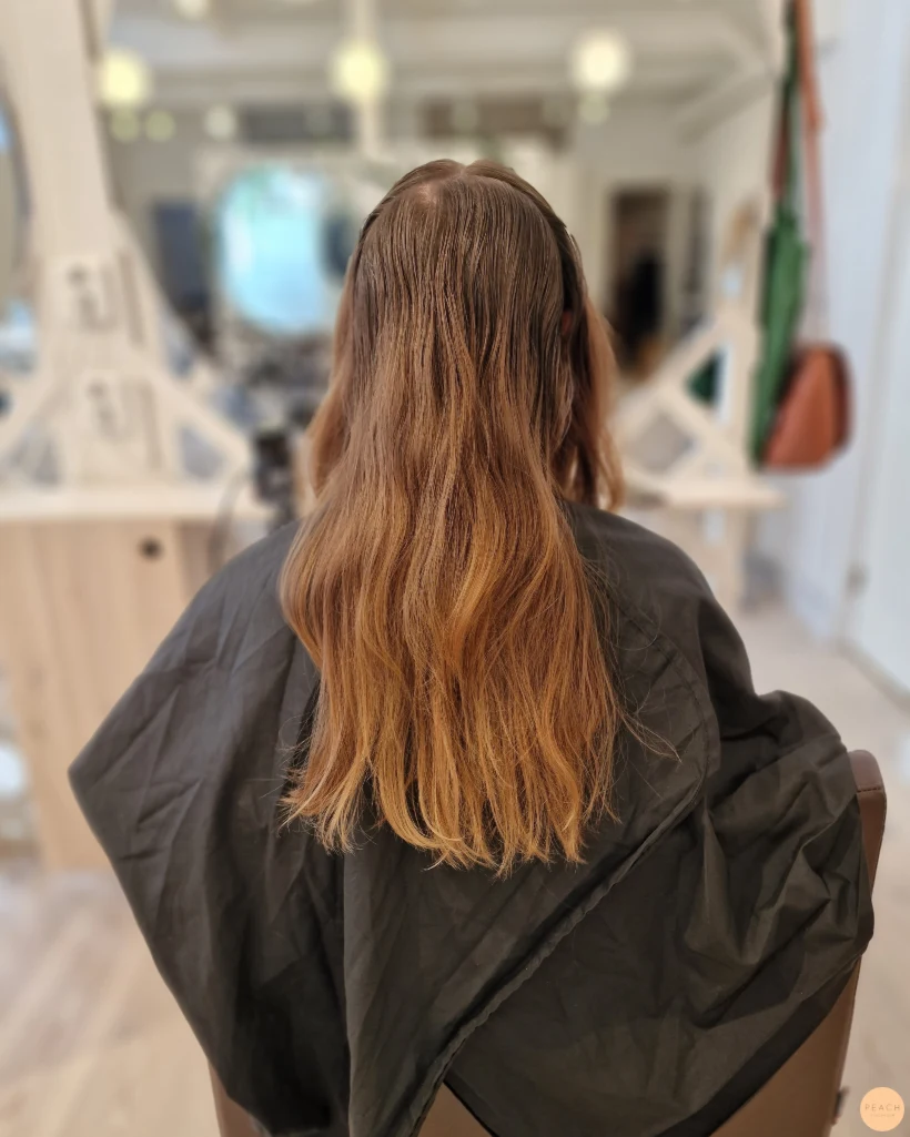 Bright pumpkin hair