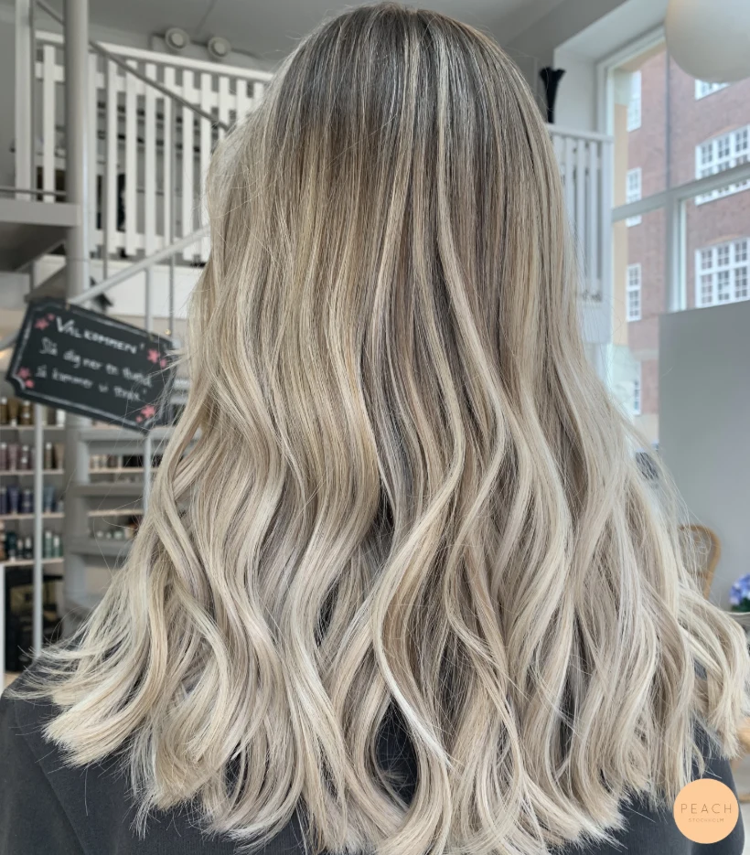 Balayage lowlights