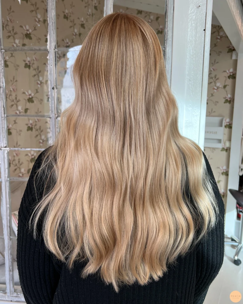 Light gold hair color