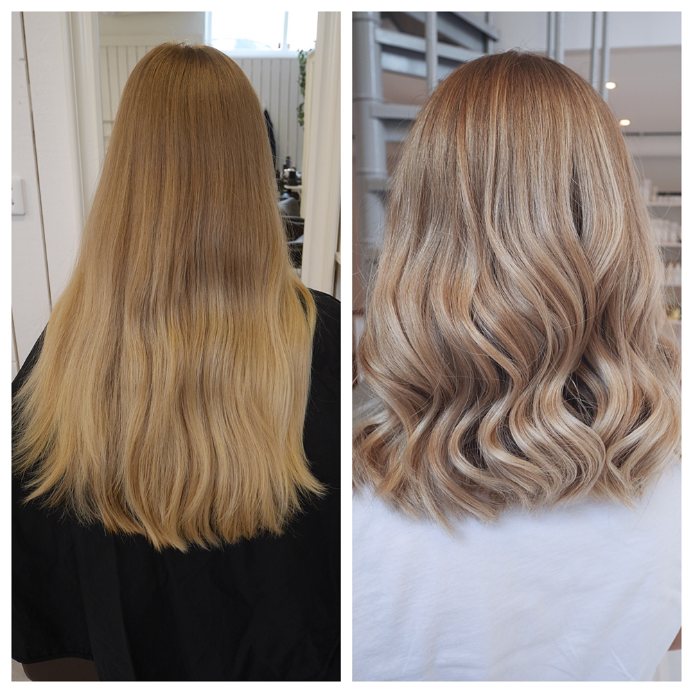 Sommarsnygg beige balayage