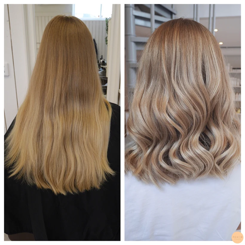 Sommarsnygg beige balayage