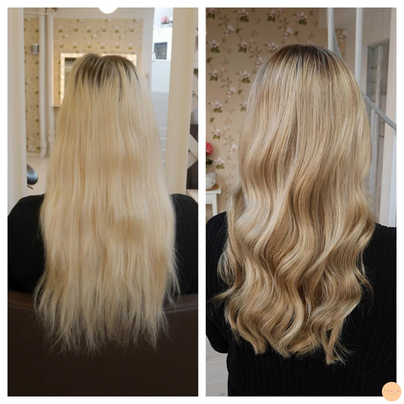 Havreblond hårfärg