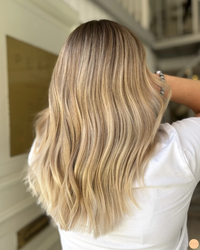 Hårfärg beige blond