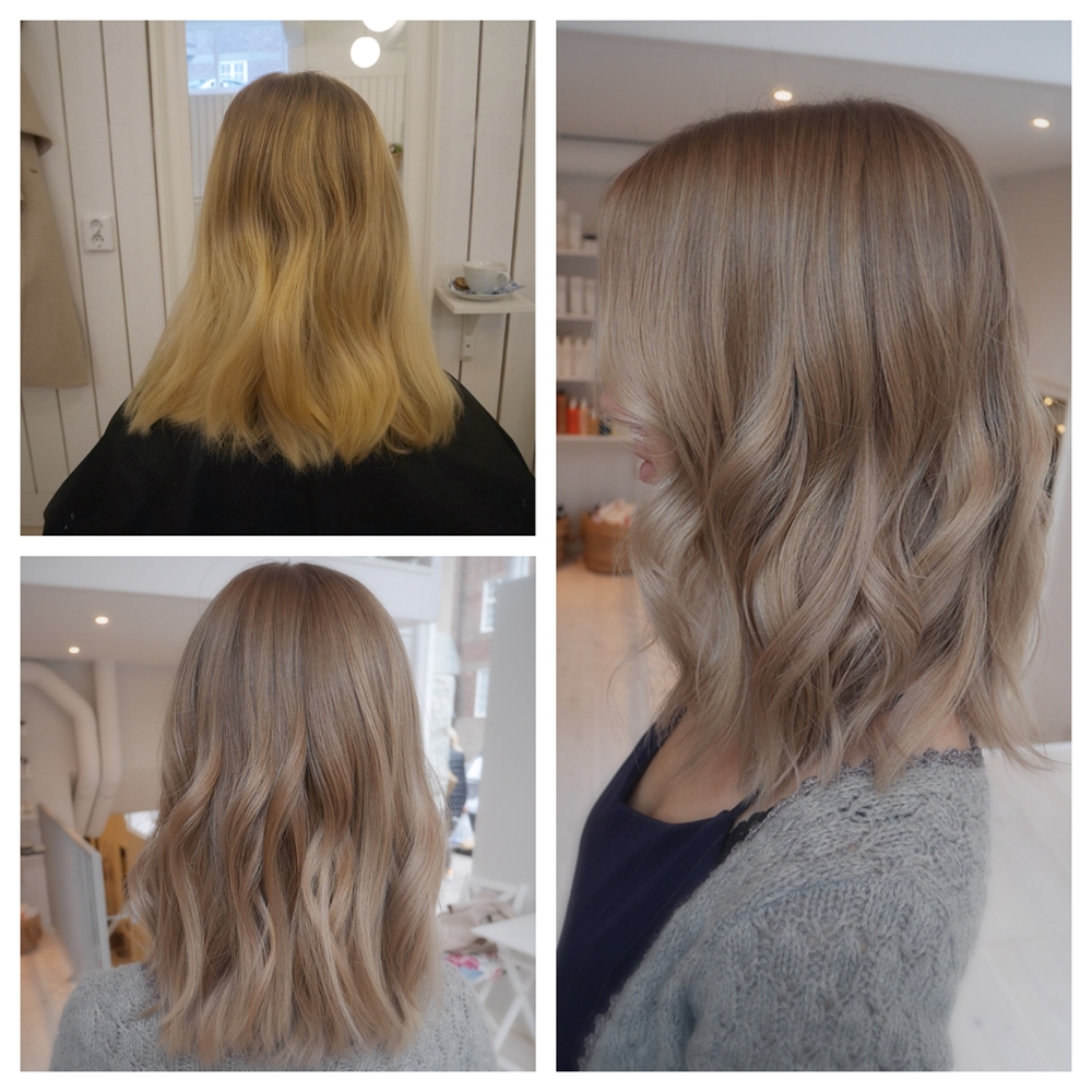 Från ljusblond till mörkblond