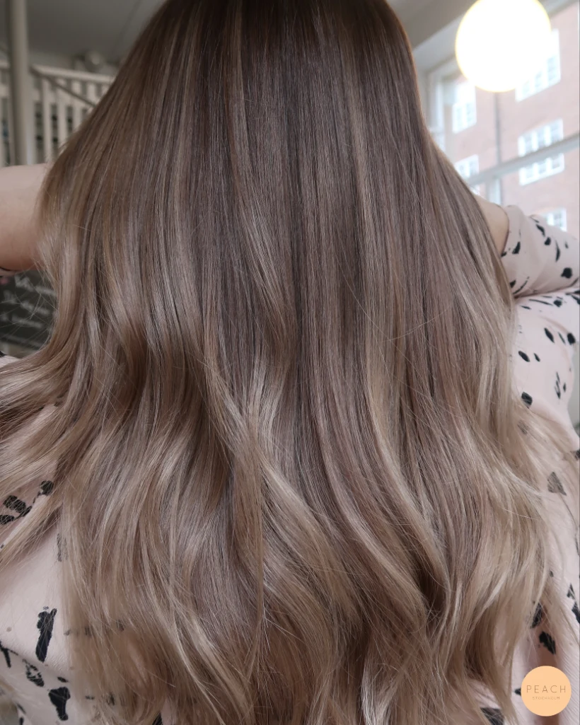 Från blond till brun – salongsresultat av Alicia Siverman, 28 oktober 2021
