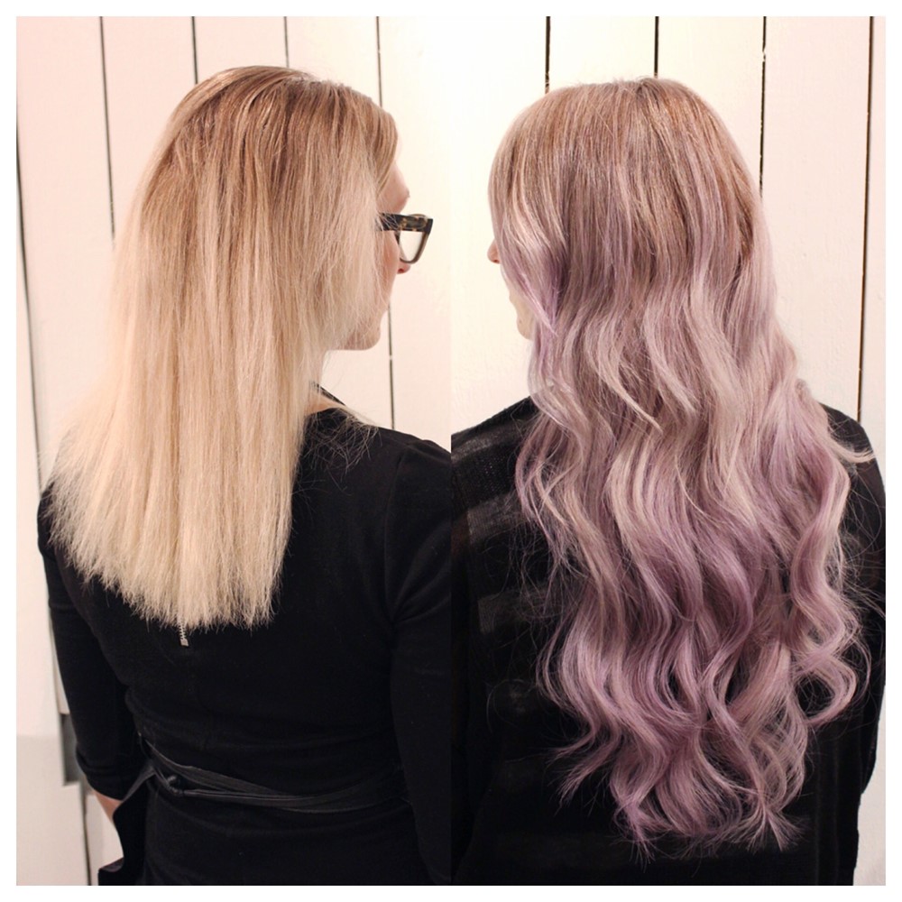 Lila ombre