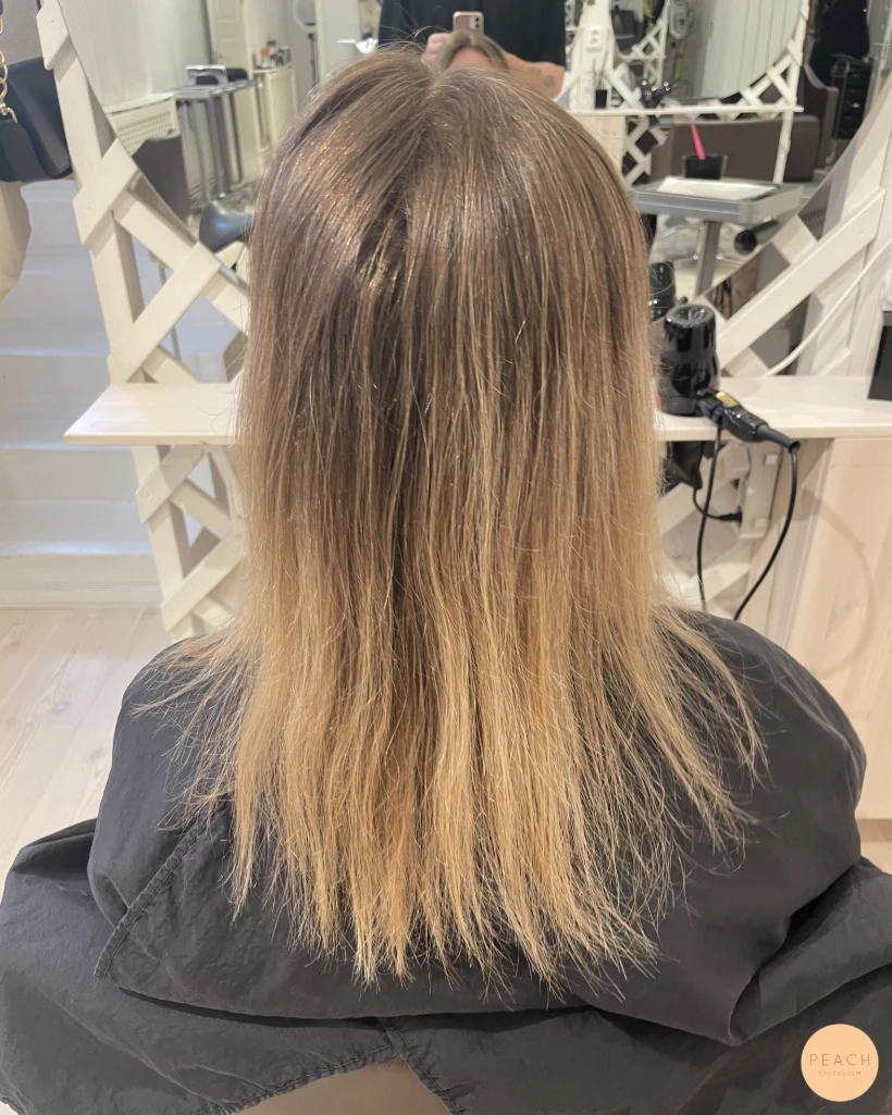 Balayage med mjuka teasylights