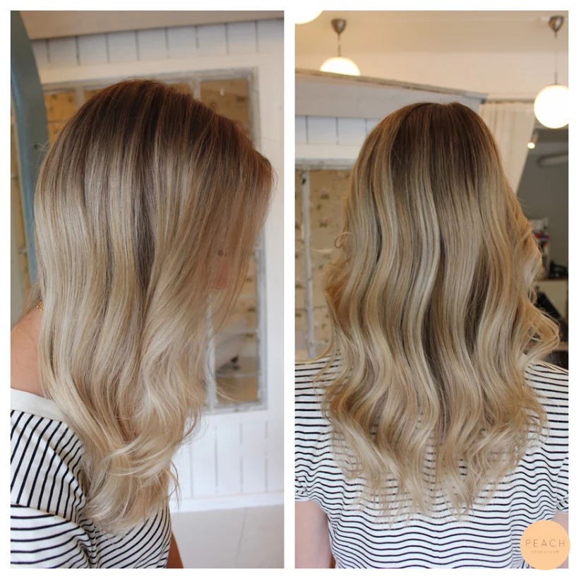 Kall beige blond med beige toner