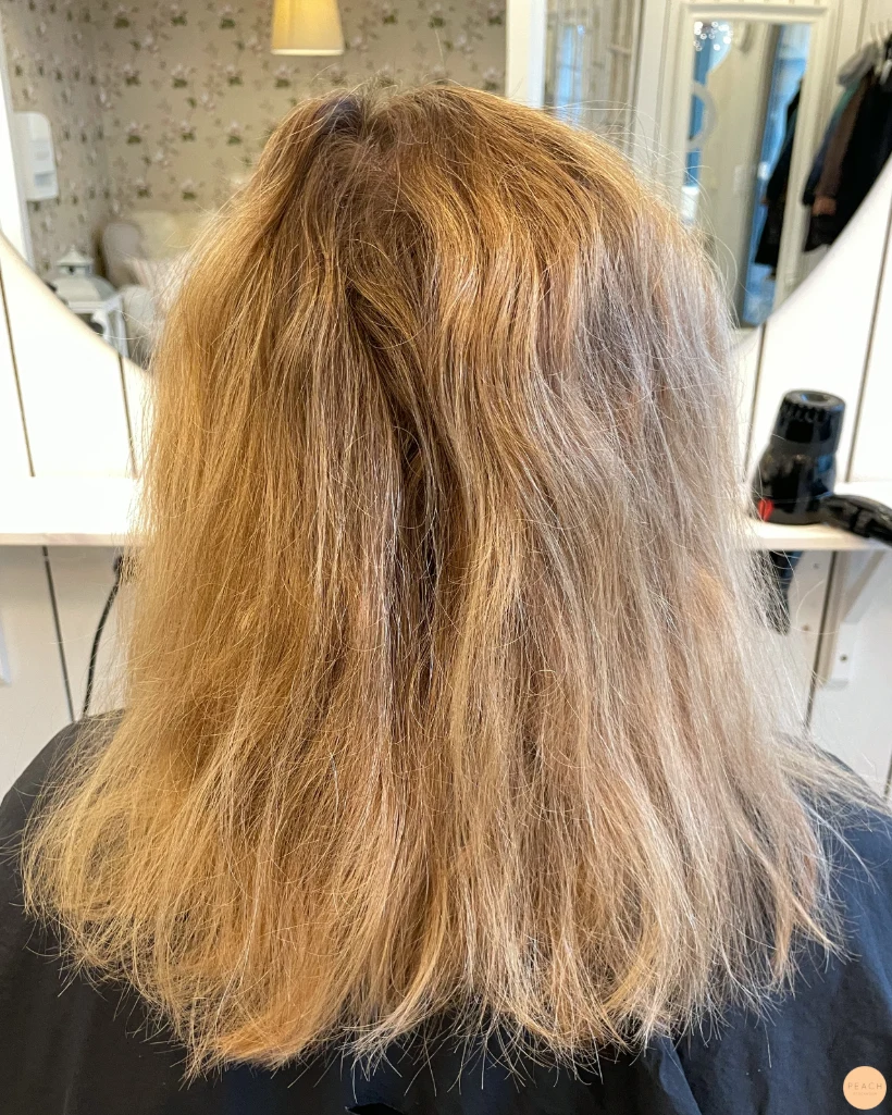 Varm bronde hår
