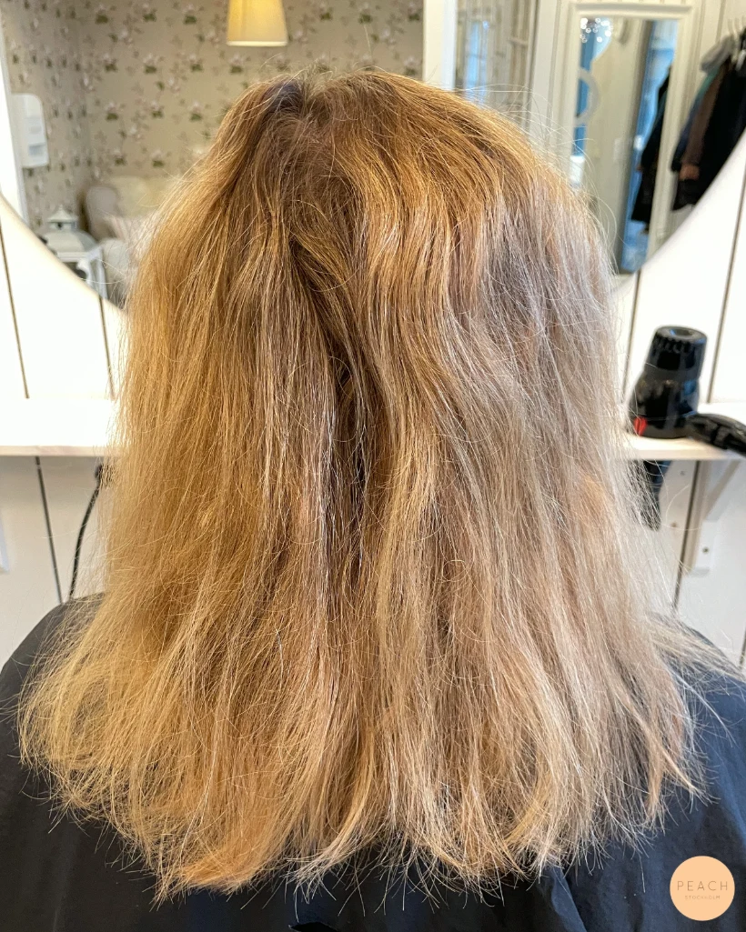 Varm bronde hår