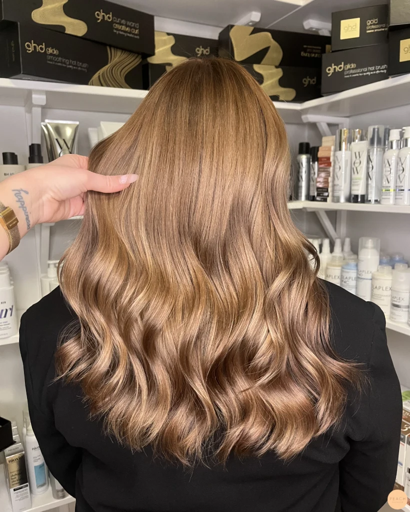 Light caramel brown