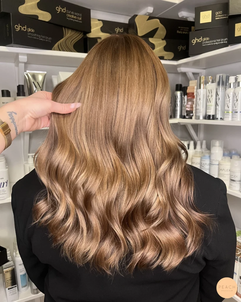 Light caramel brown