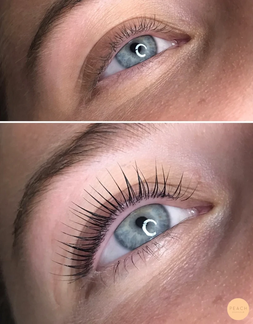 Yumi keratin lash lift – salongsresultat av Amanda Da Silva, 27 juni 2019