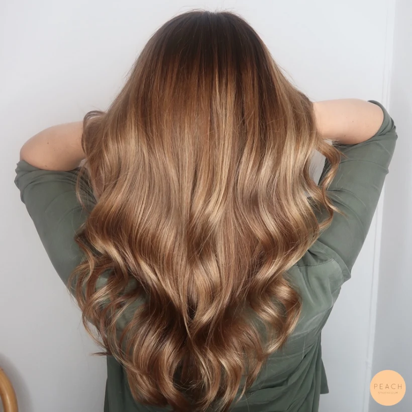 Balayage med extra glans