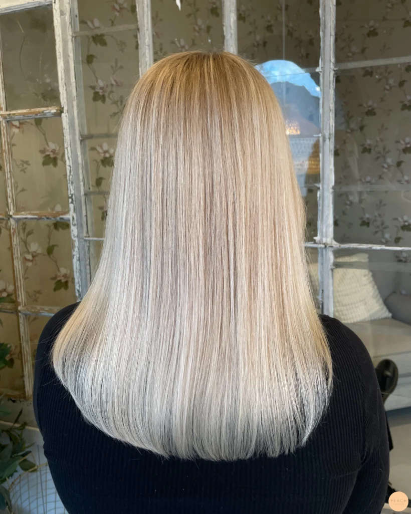 Vaniljblond hårfärg