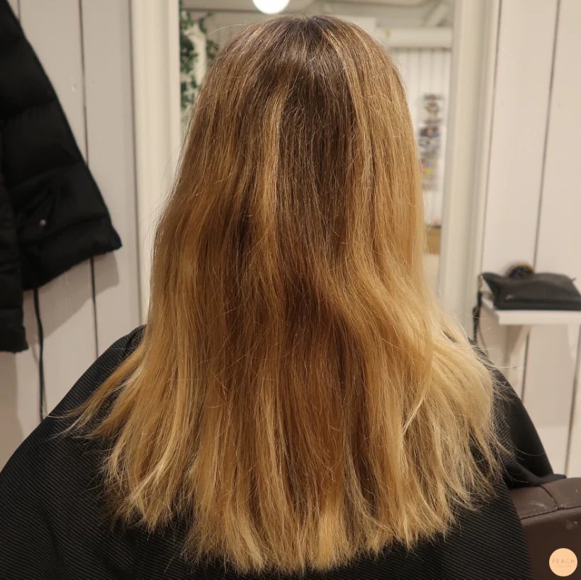 Soft blond highlights