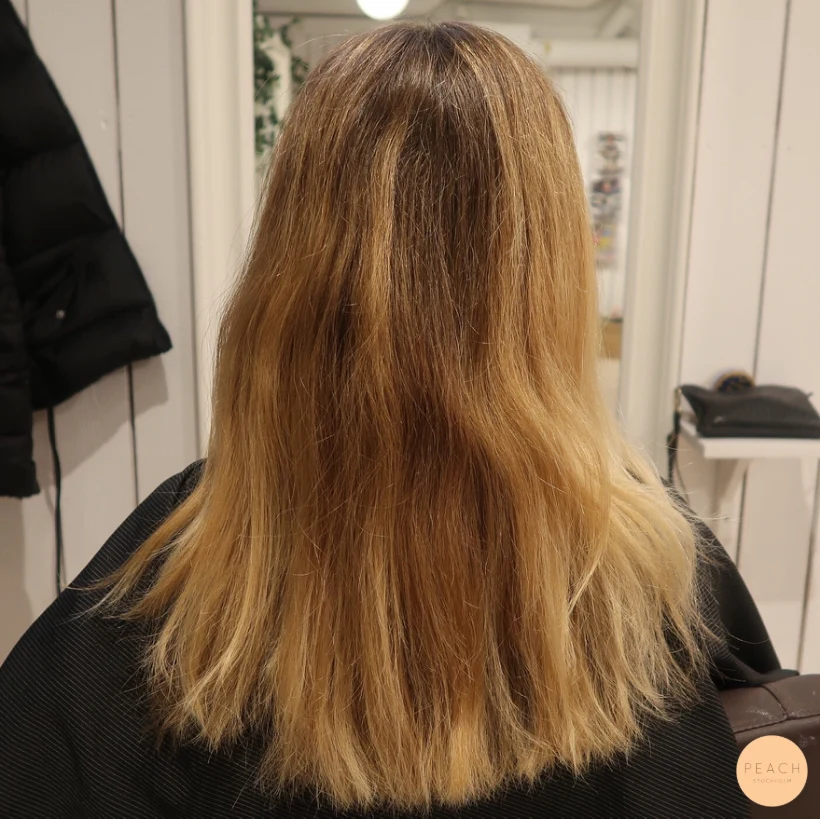 Soft blond highlights