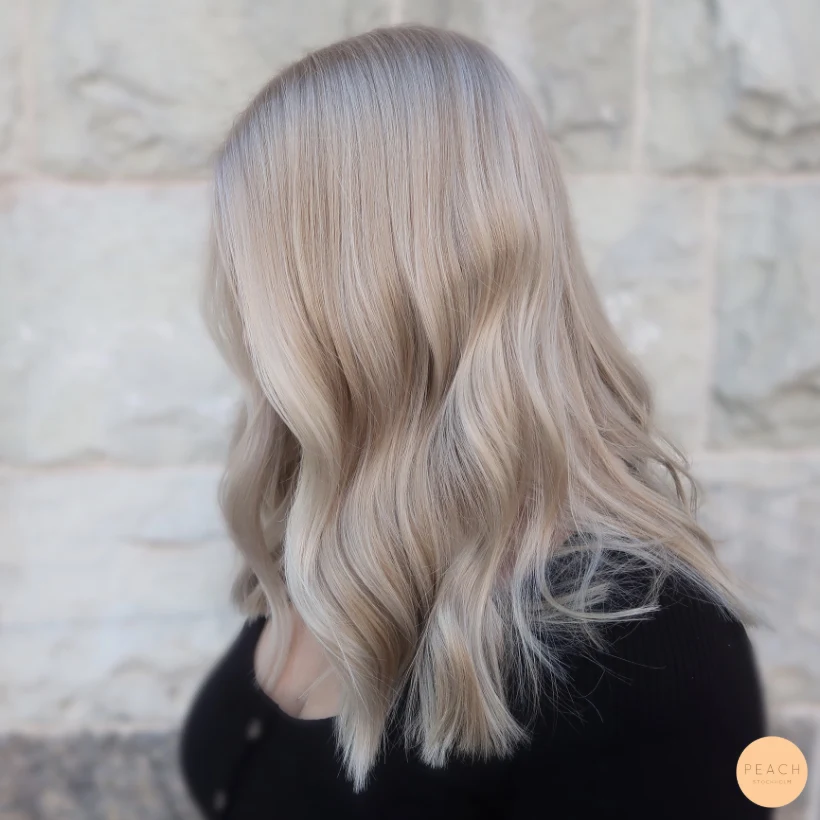Is blond hårfärg med balayageteknik