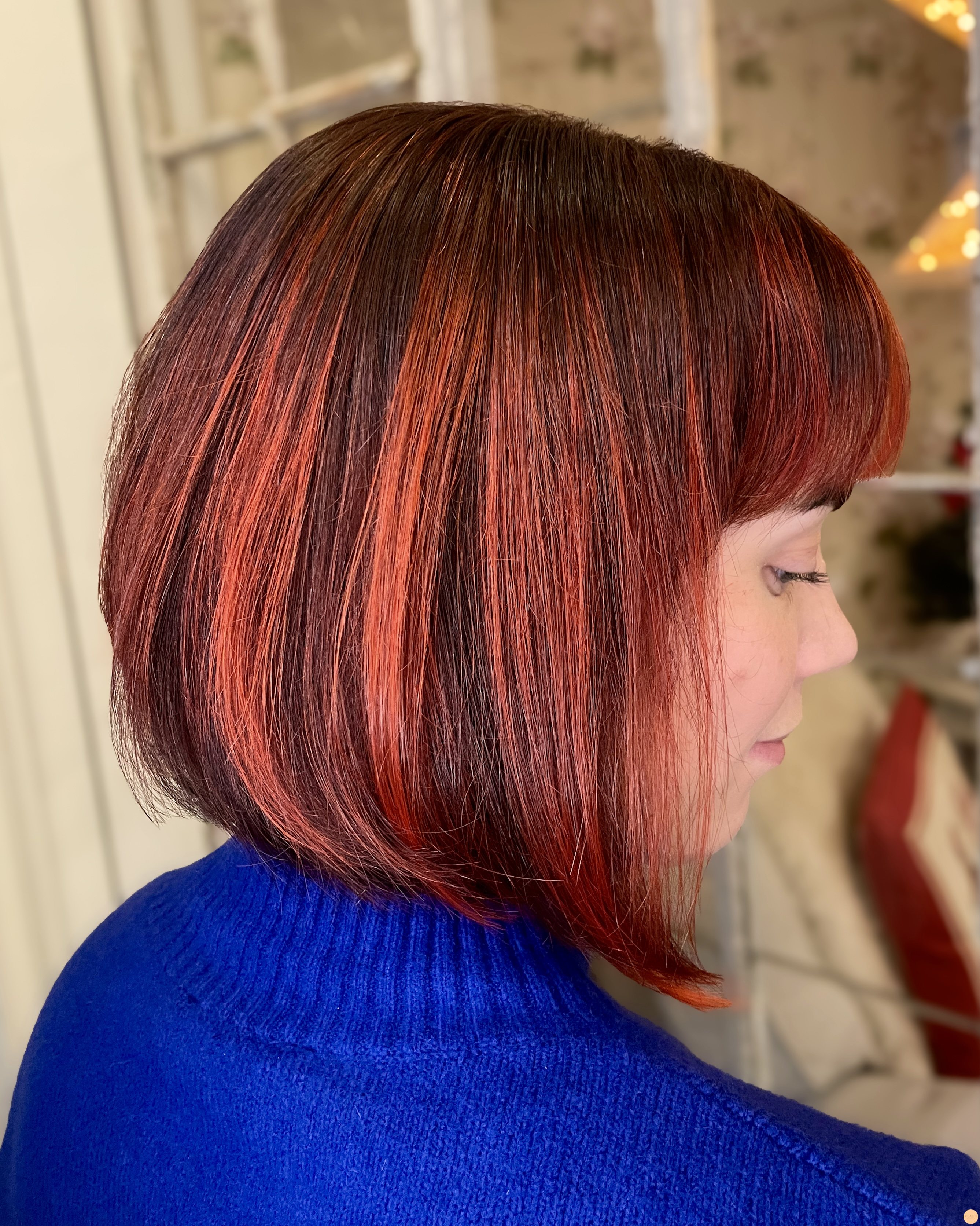 Fire red hair ❤️🔥