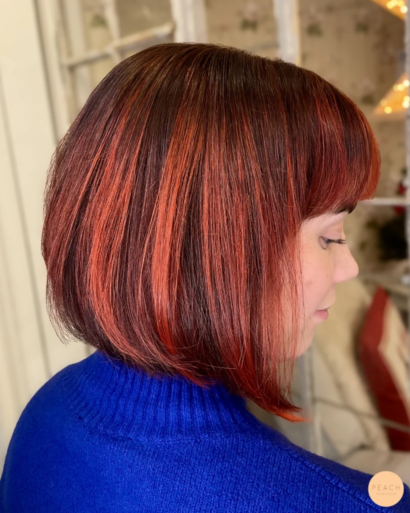 Fire red hair ❤️🔥