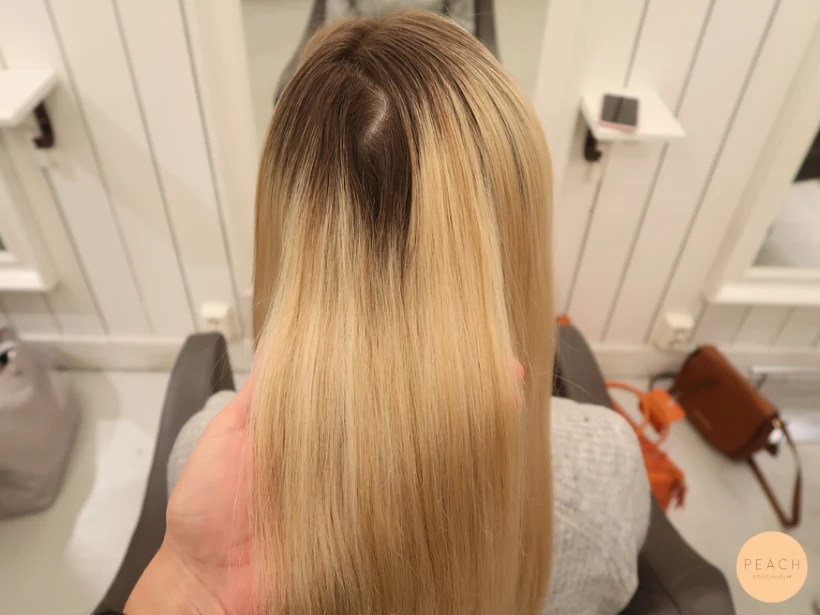 Blond balayage – salongsresultat av Louise Zetterberg, 27 november 2018