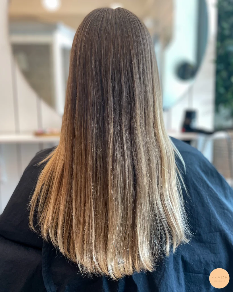 Varm/beige Balayage