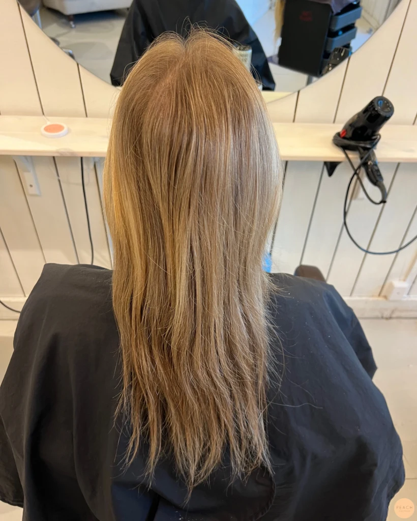 Blonde highlights and extensions💕