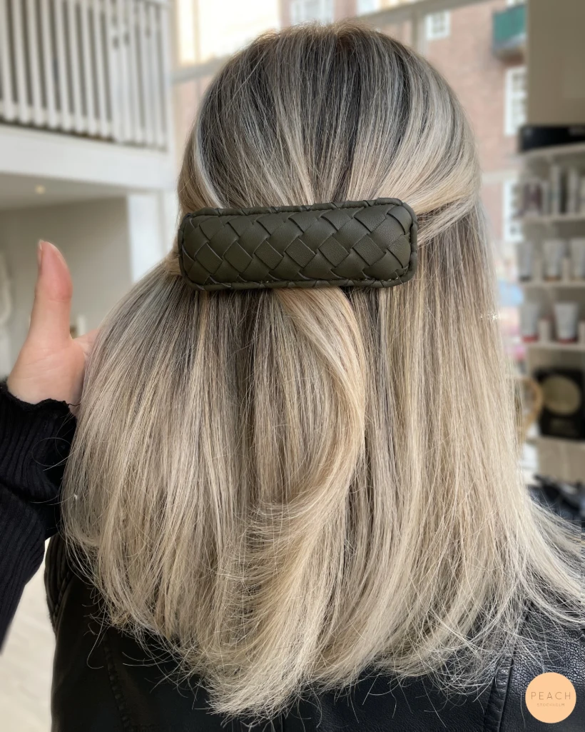 Balayage blond hårsmycke molimenti