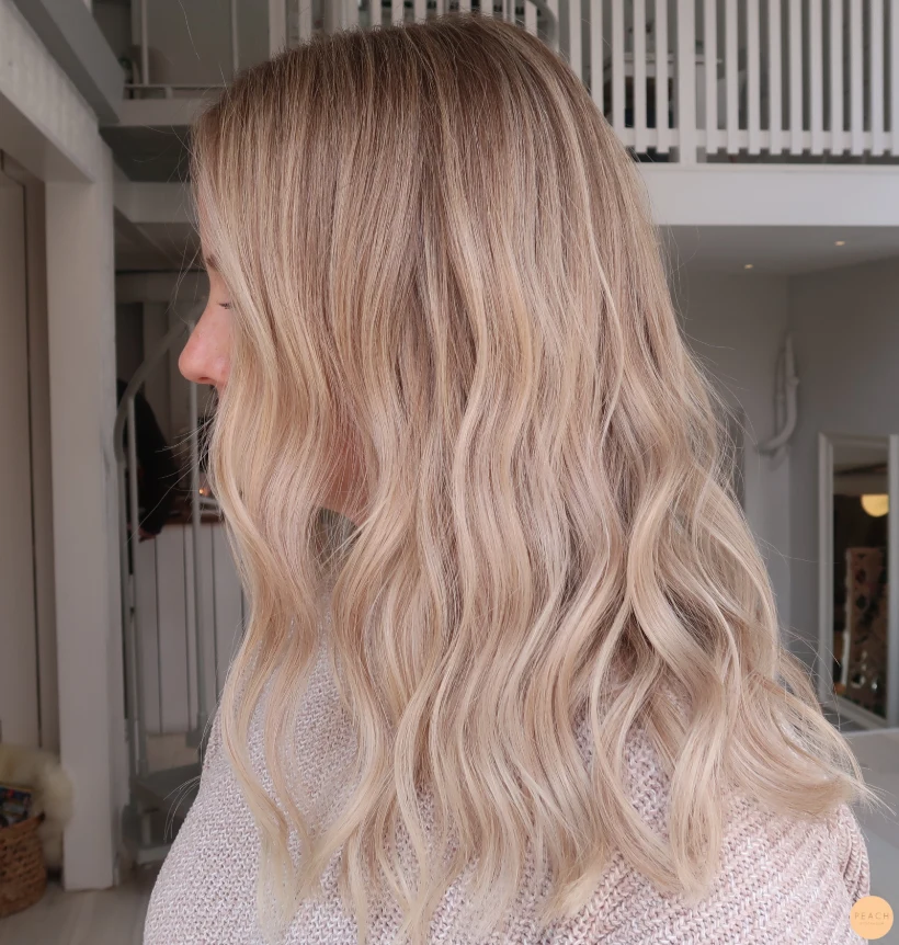 Balayage blond
