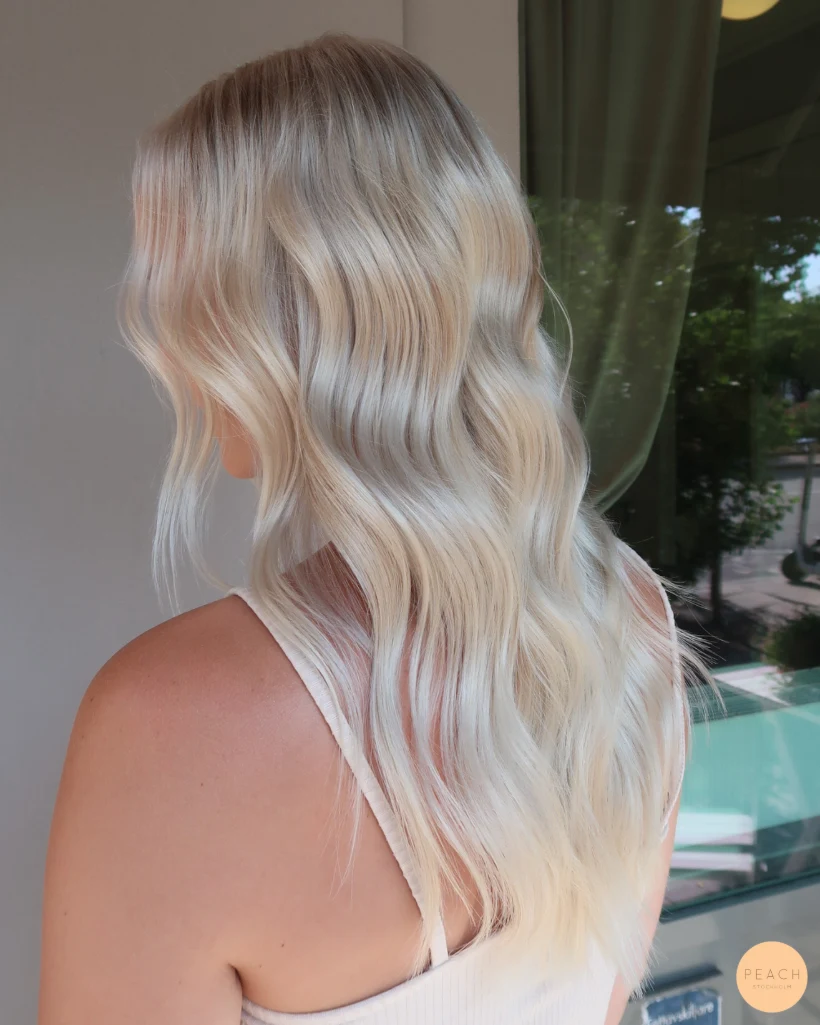 Is blond hårfärg – salongsresultat av Elin Granqvist, 23 juli 2021
