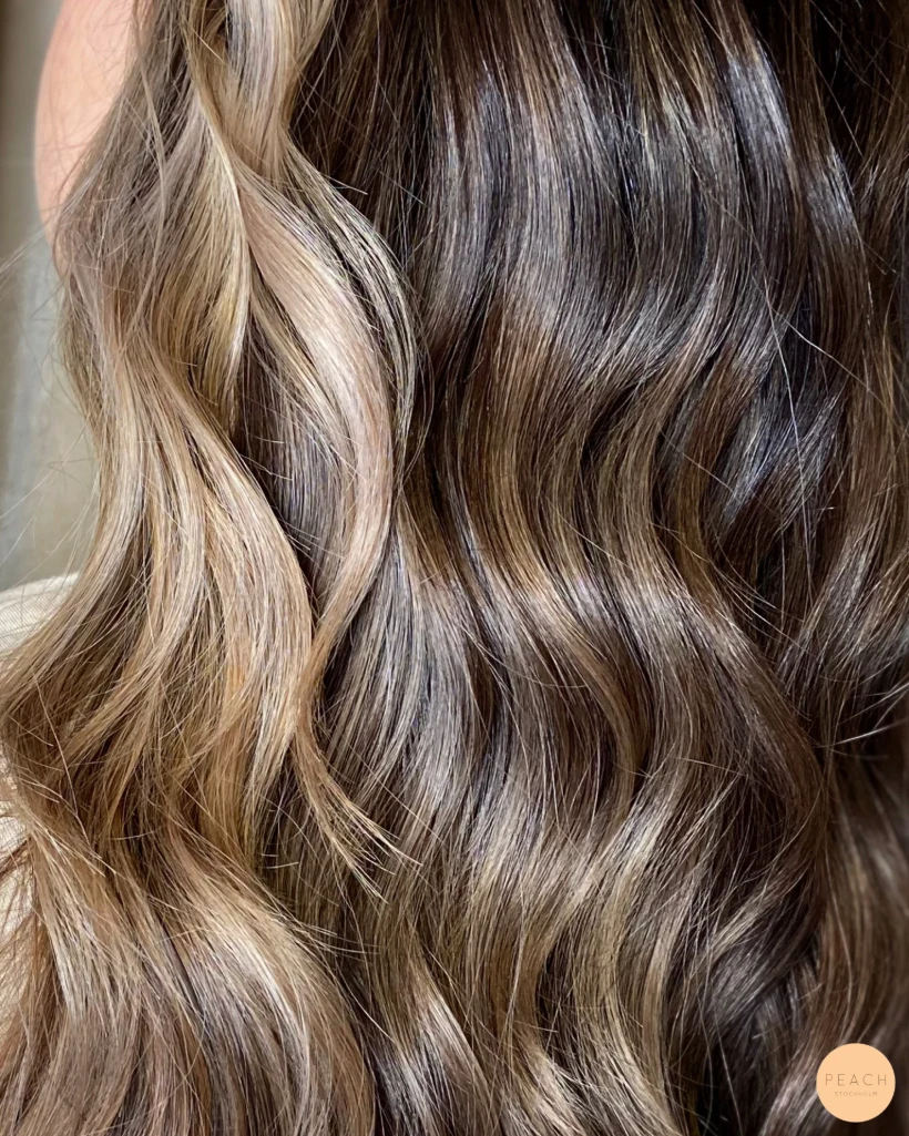 Mörkare balayage med faceframe
