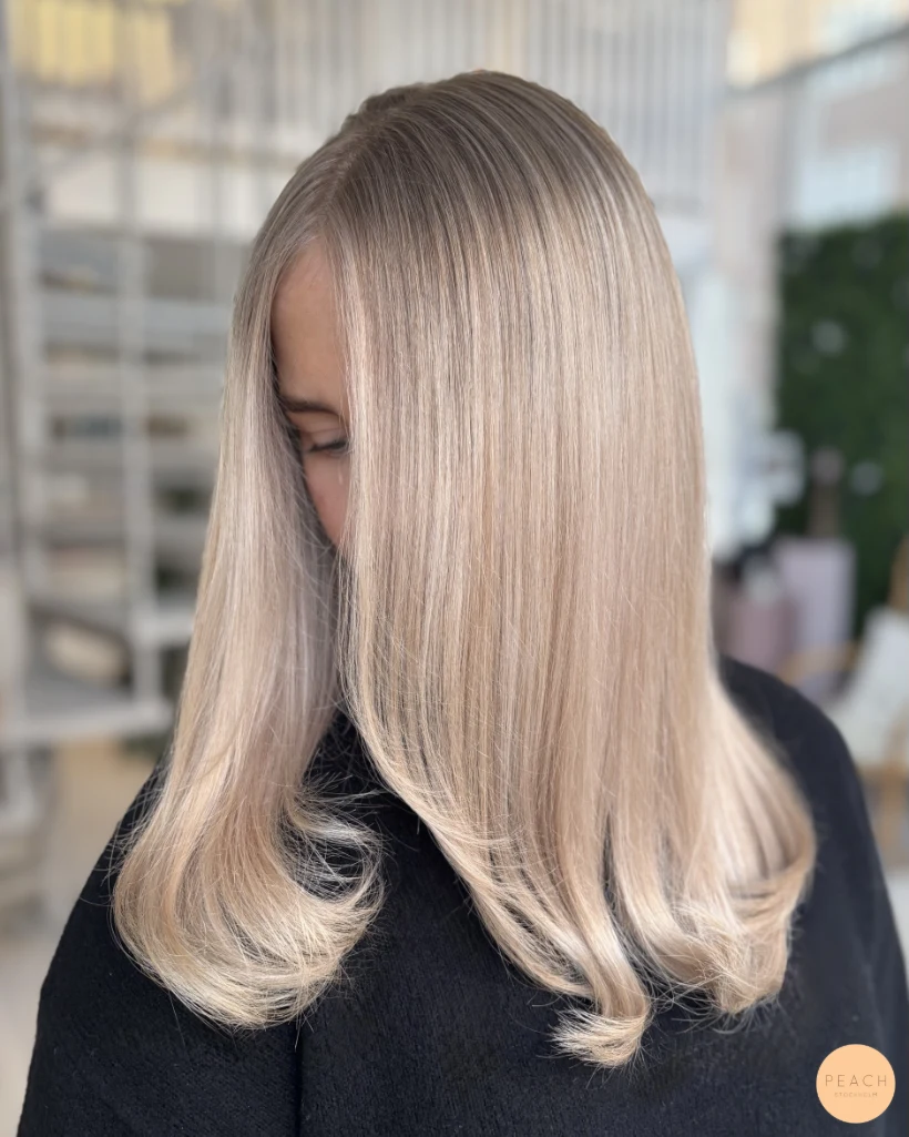 Kall blond hårfärg – salongsresultat av Marie Erks, 16 mars 2026