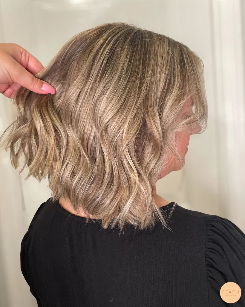 Beige blond hårfärg med skiftningar 🤍✨🤎