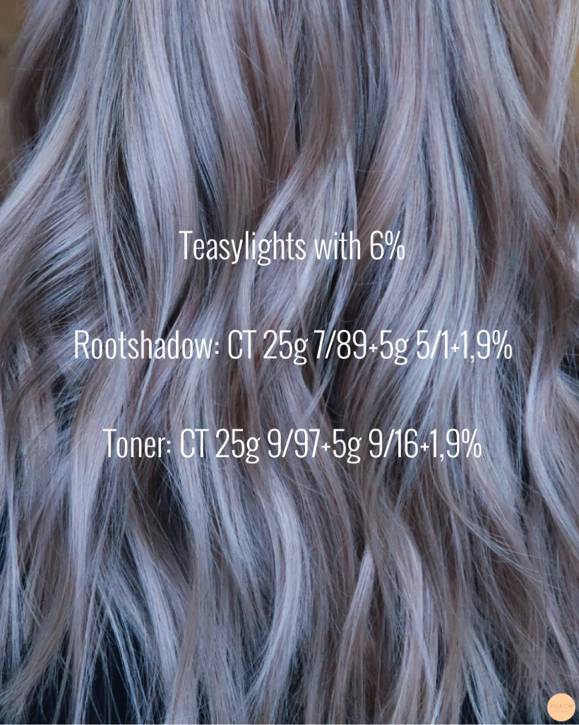 Beige blond hårfärg med ljusa slingor