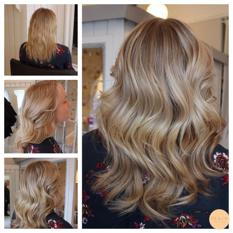 Kall blond vårfärg