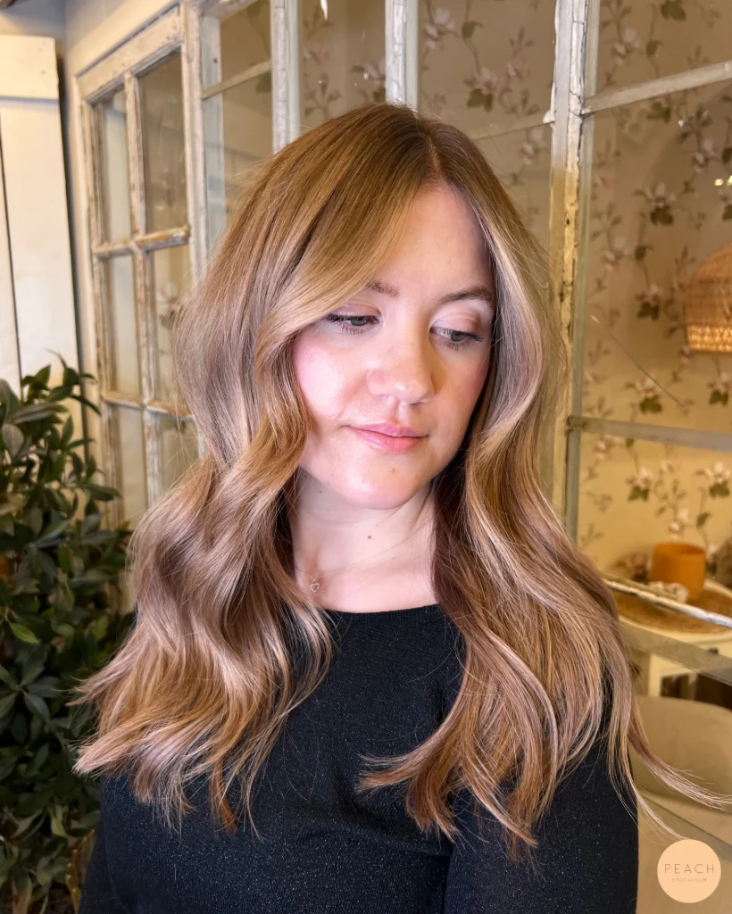 Teddy bear bronde hair color 🤎