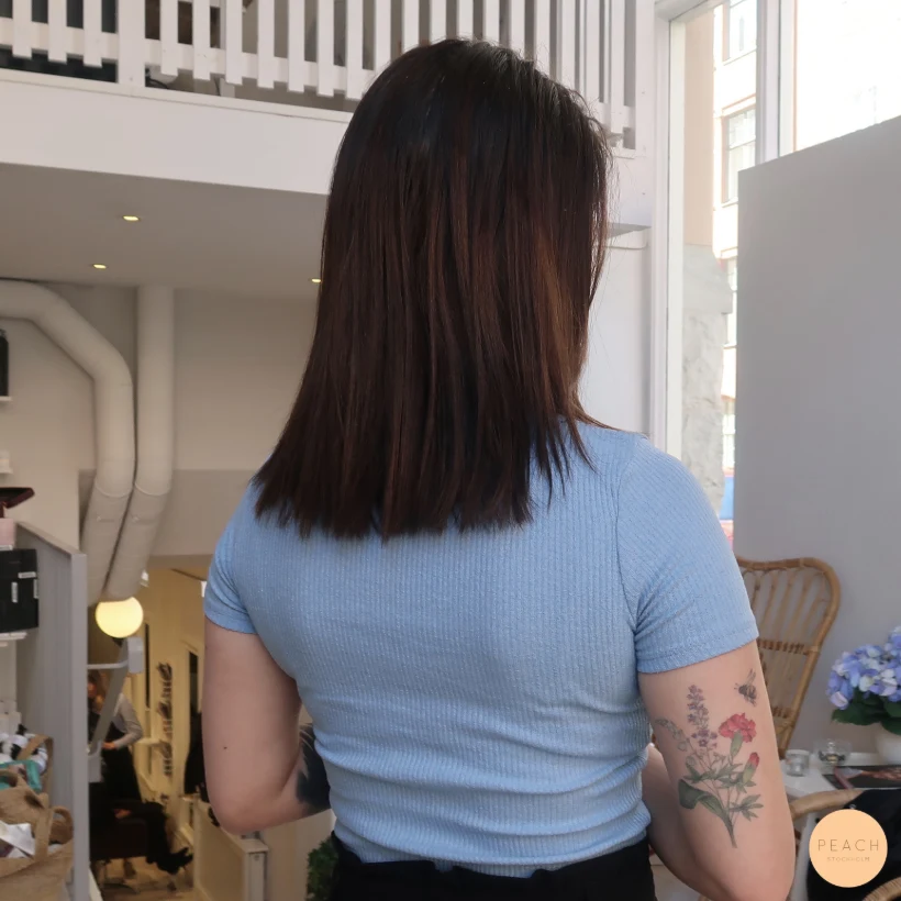 Hairtalk extensions – salongsresultat av Felicia Mankinen, 8 maj 2020
