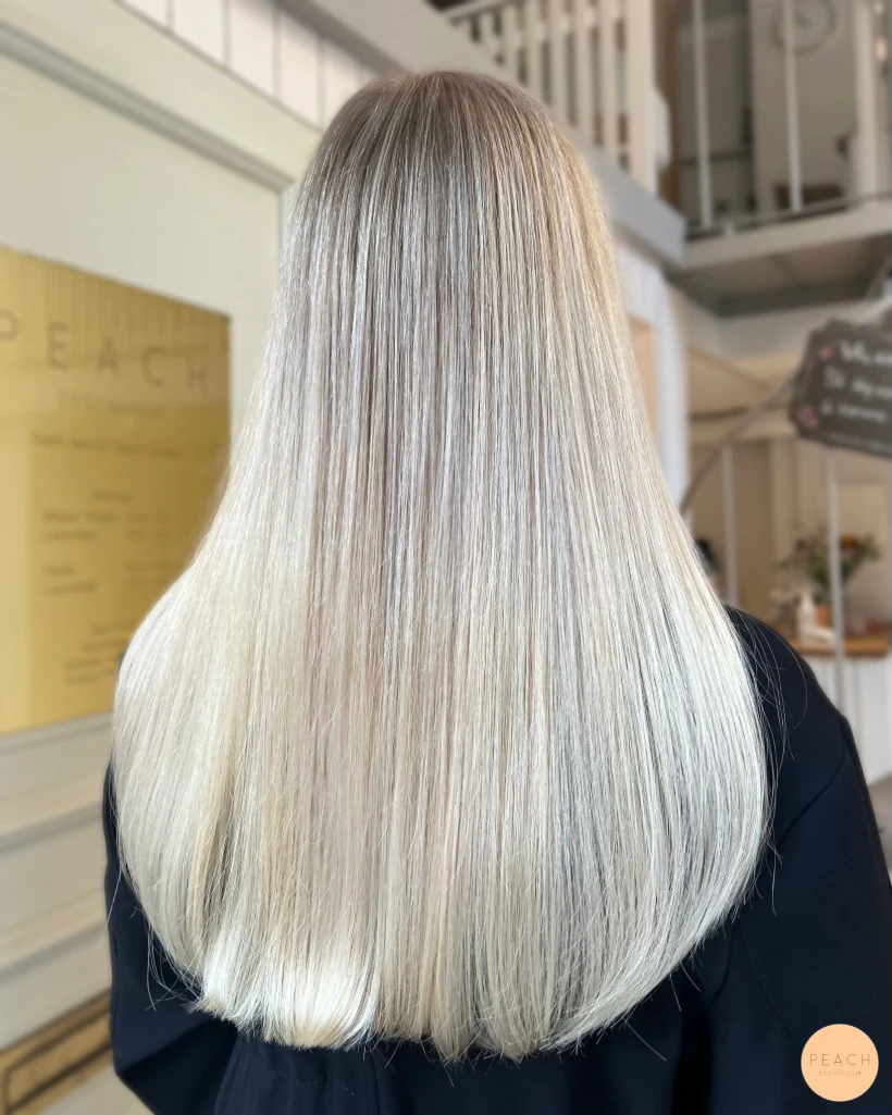 Kall blond slingor