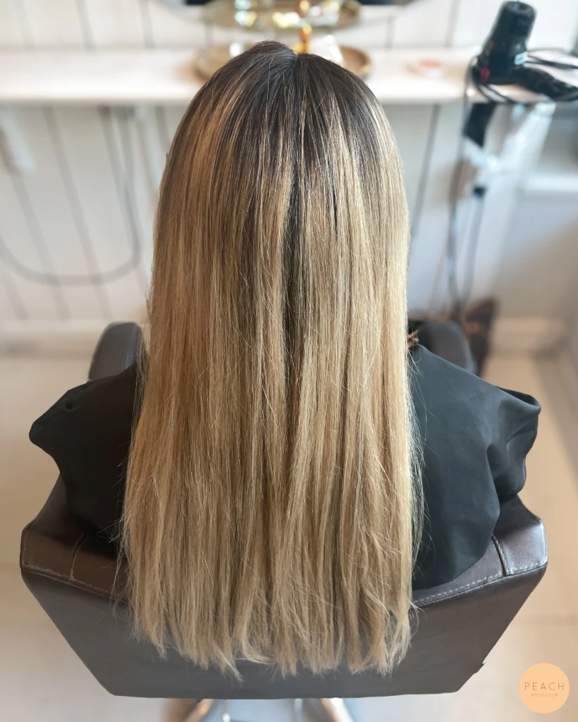 Varm blond hårfärg 🔆🍑