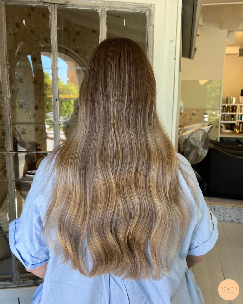Natural balayage hair color 🦋✨