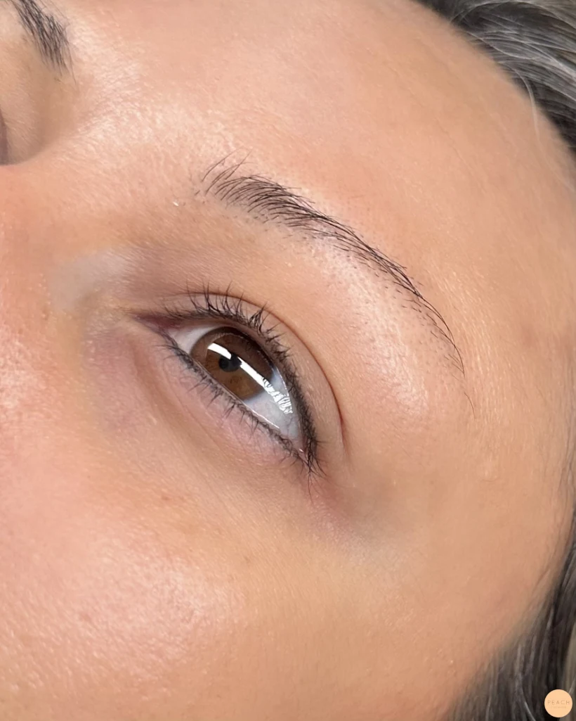 Lash lift naturligt svepande fransar