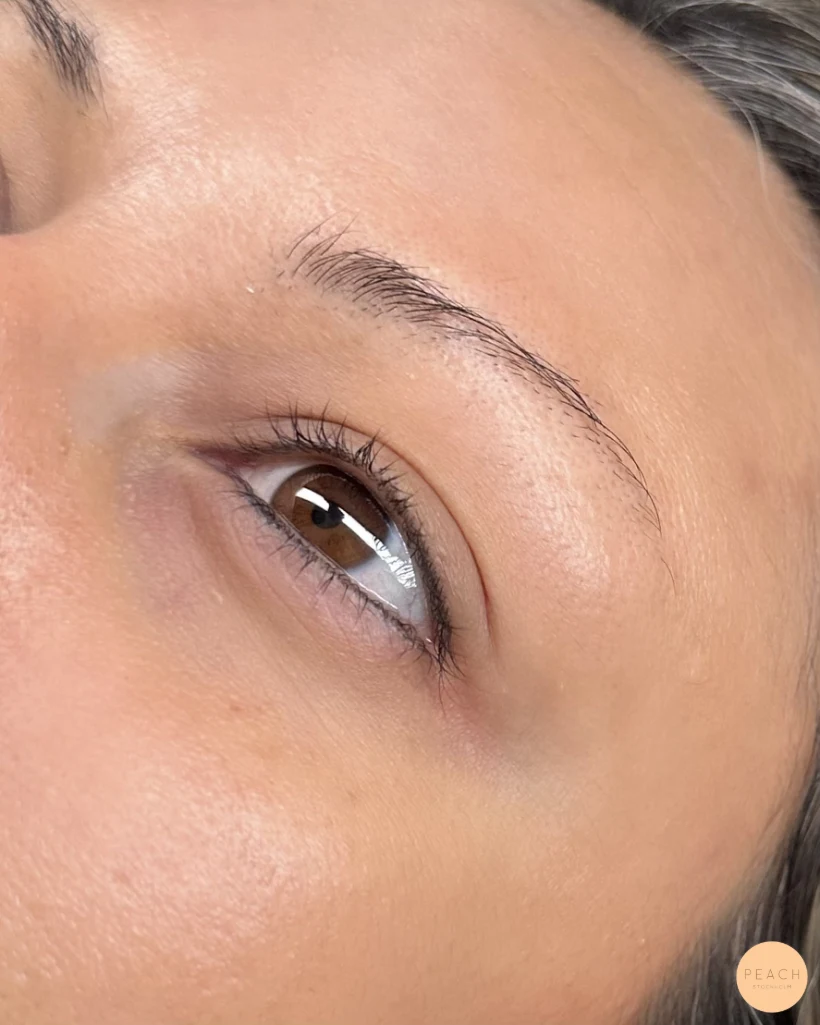 Lash lift naturligt svepande fransar