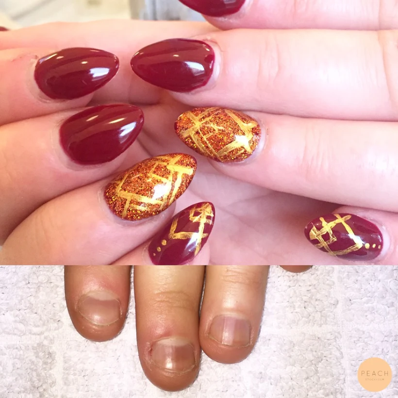 Nagelförlängning på nagelbitare – inspiration 13 oktober 2015