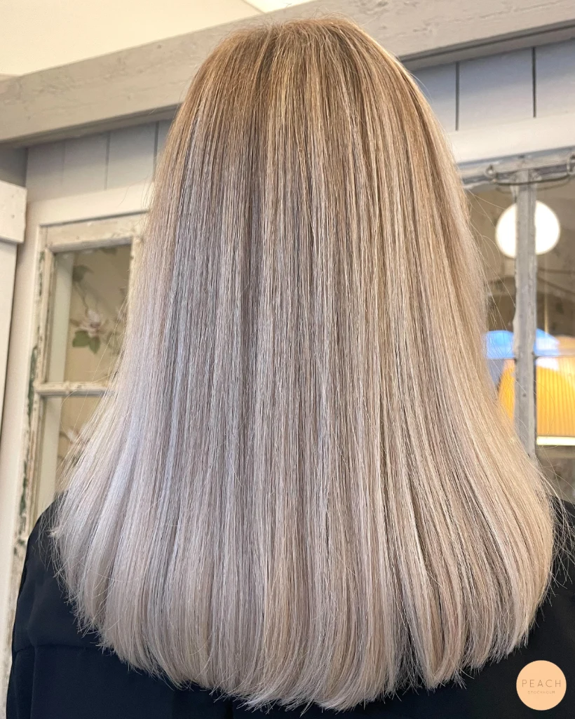 Crispy blonde med fina babylights